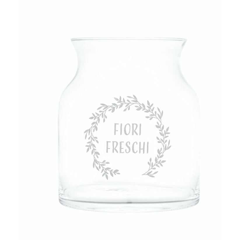 Vaso Portafiori Decoro "Fiori Freschi"