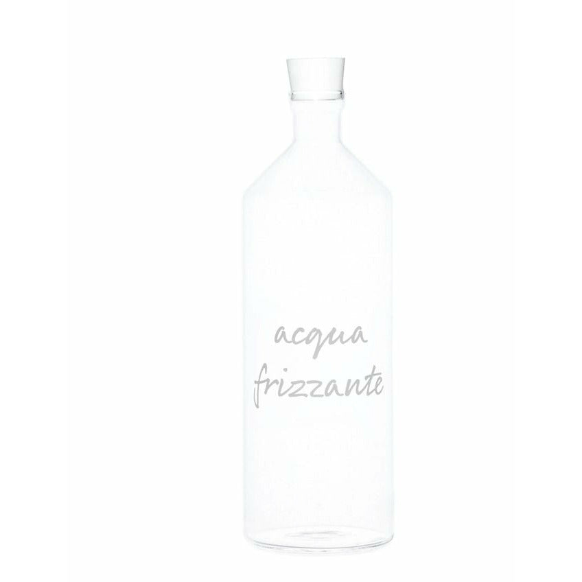 Bottiglia Decoro "Acqua Frizzante"