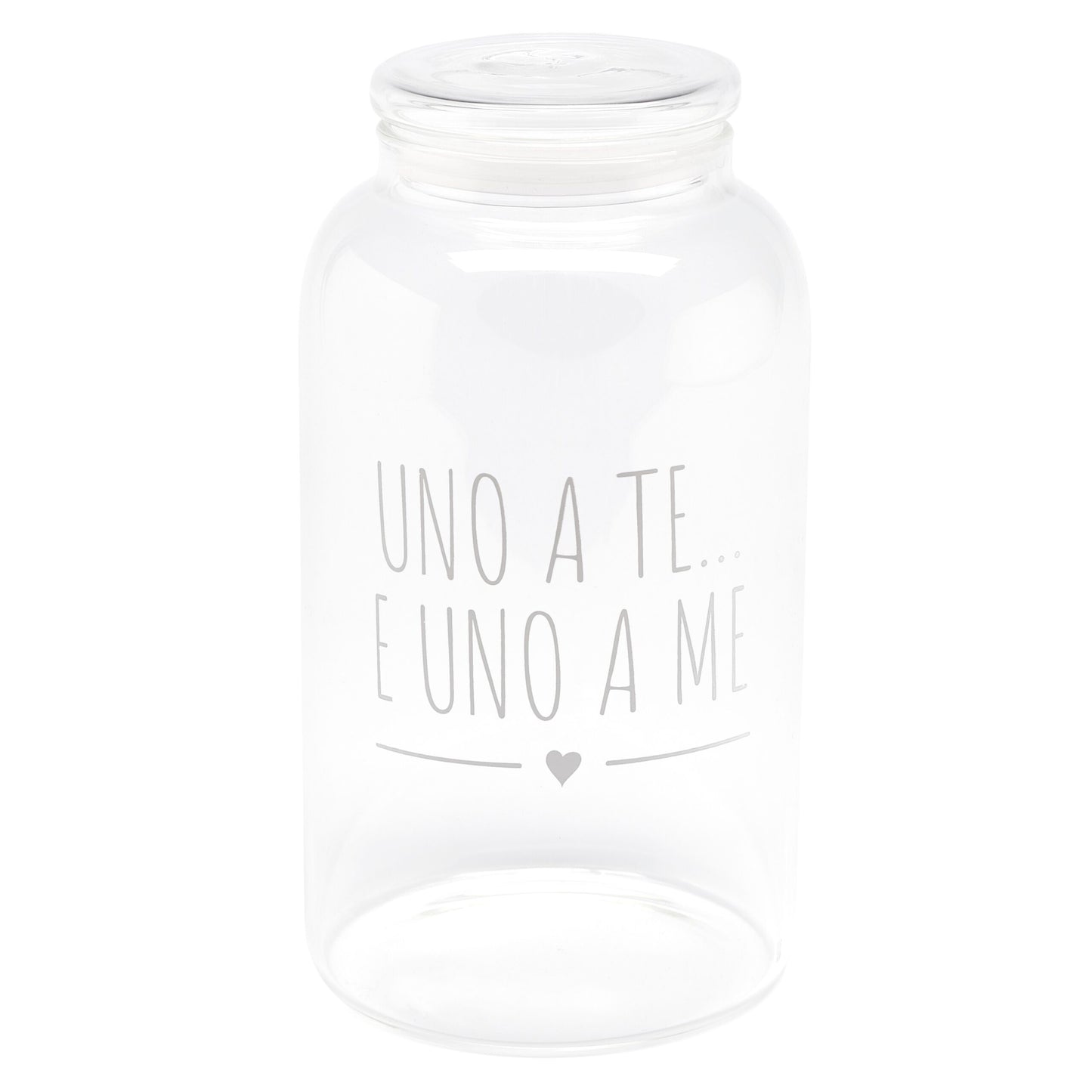 Barattolo Decoro "Uno A Te E Uno A Me"