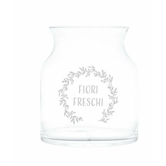 Vaso Portafiori Decoro "Fiori Freschi"