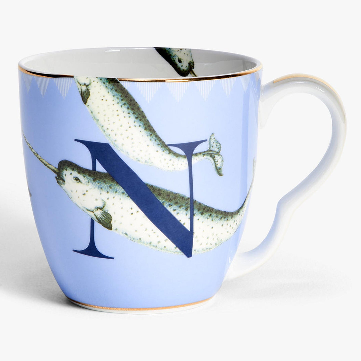 Alphabet Mug N for Narwhal